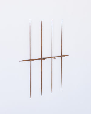 Teak Flower Holder